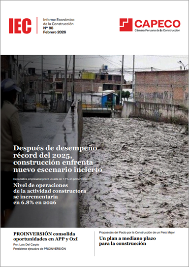 Informe Económico de la Construcción, edición 98. CAPECO